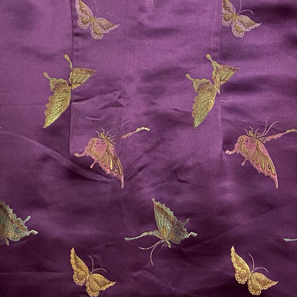 Vintage Pudding Shop by April Cornell purple mini dress - Picture 6 of 7
